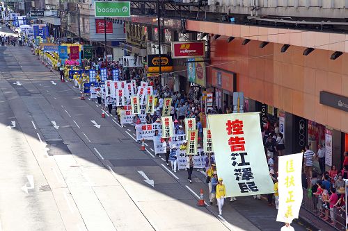 图16-20：一年多来，在亚洲七个国家及地区已经有超过一百八十万人联署举报江泽民。